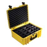 OUTDOOR resväska i gul med vadderade delare 475x350x200 mm Volume: 32,6 L Model: 6000/Y/RPD